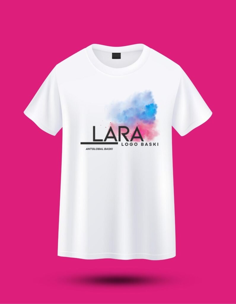 Lara'da logo baskı hizmetleri, t-shirt baskı, firma baskısı, üniforma baskısı ve dijital baskı çözümleri.